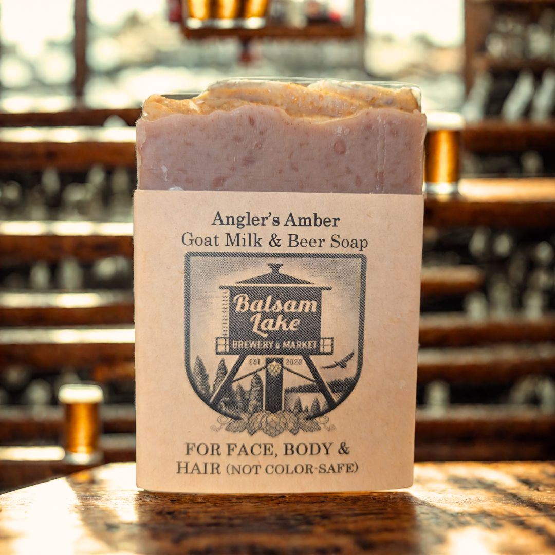 "Angler's Amber" Goat Milk Soap with Beer