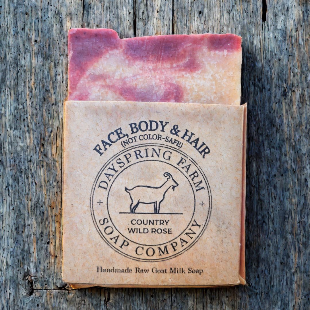 "Country Wild Rose" - Artisan Goat Milk Soap