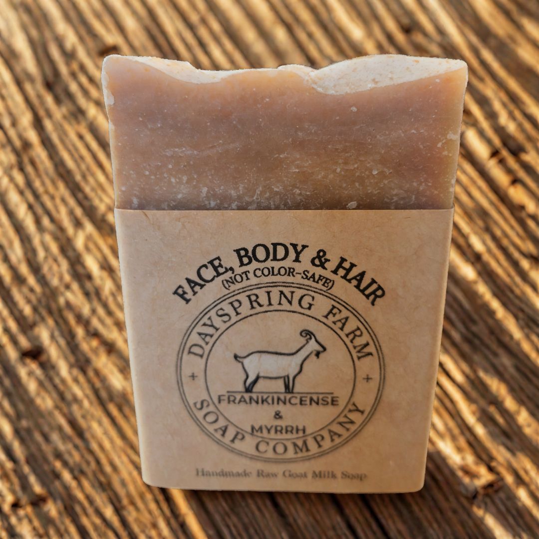 "Frankincense and Myrrh" Artisan Goat Milk Soap