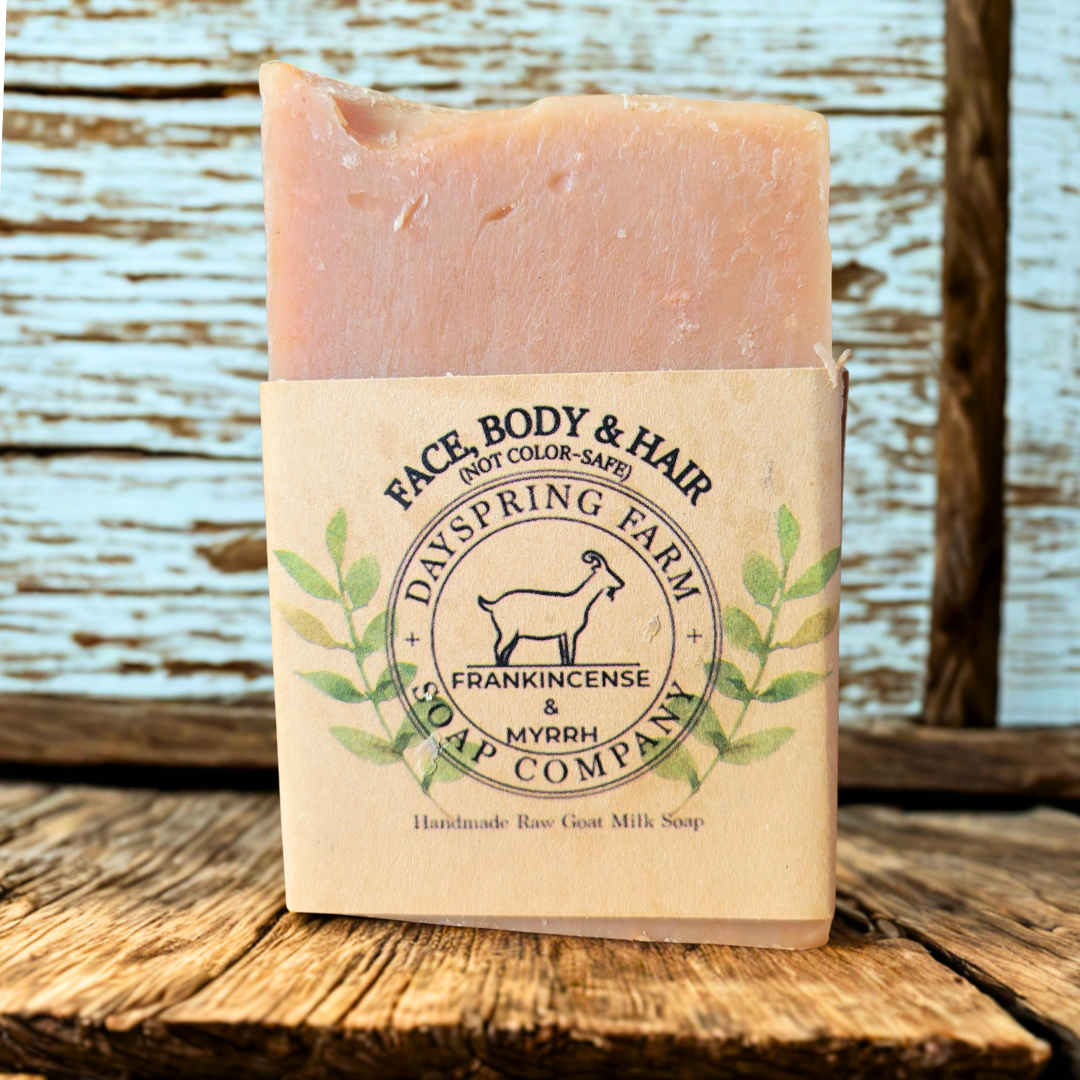 "Frankincense and Myrrh" Artisan Goat Milk Soap