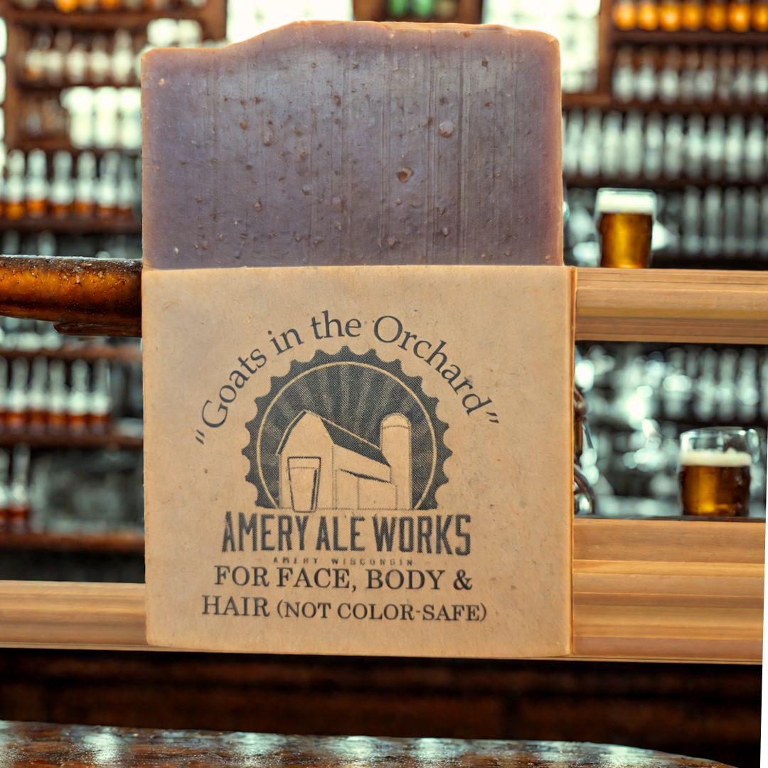 "Goats in the Orchard" Artisan Goat Milk Soap with Beer