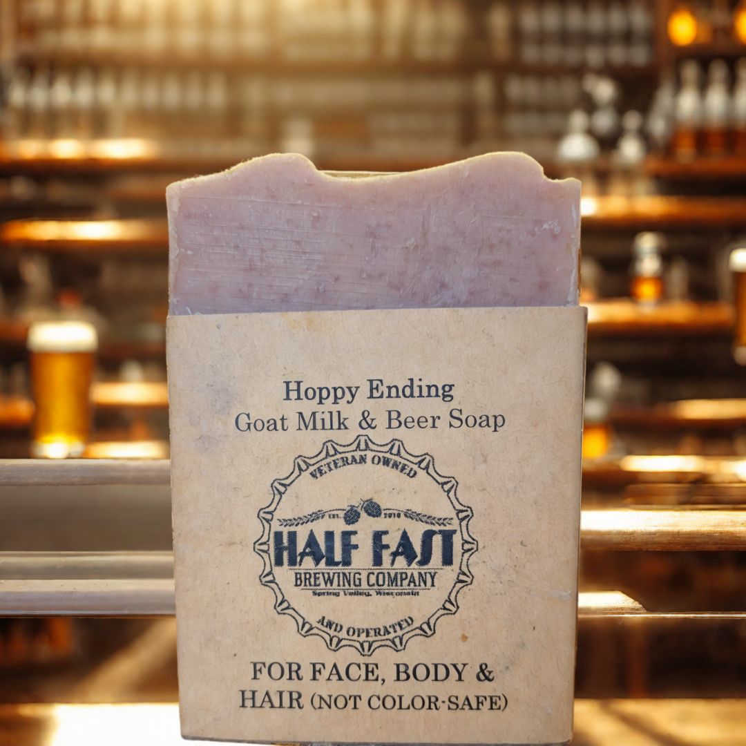 "Hoppy Ending" Artisan Goat Milk Soap With Beer