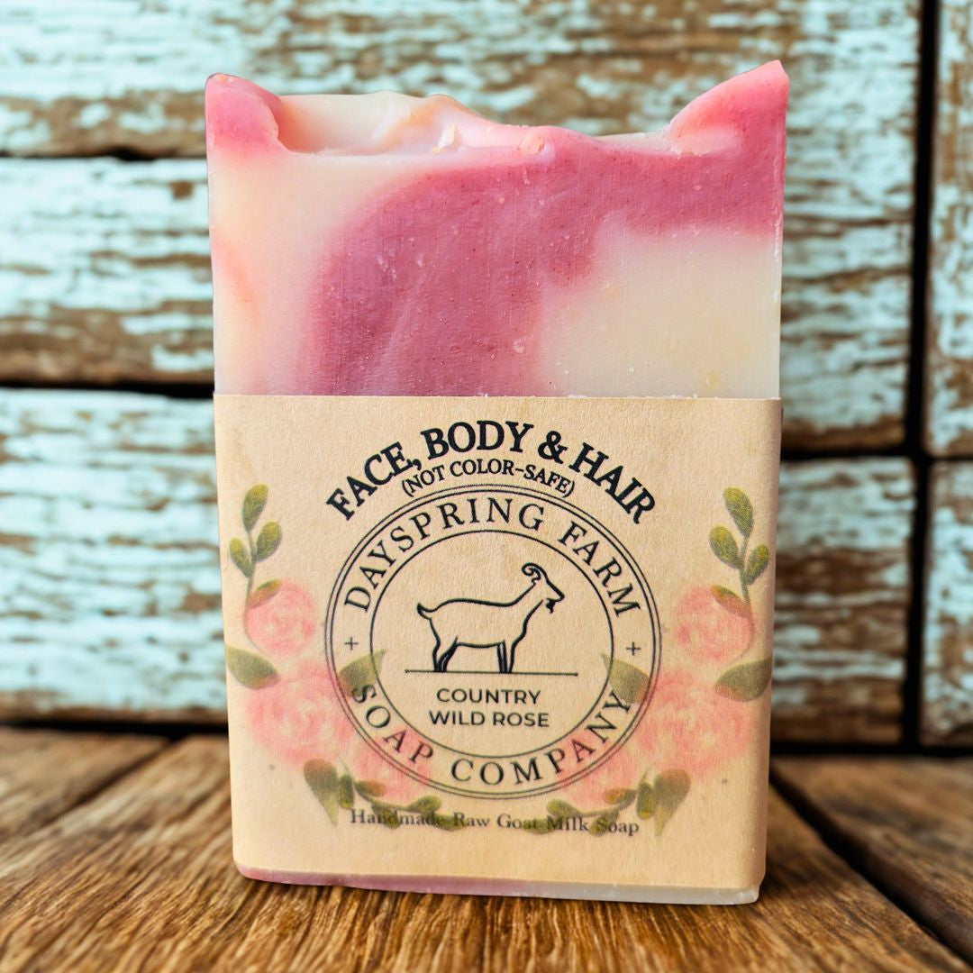 "Country Wild Rose" - Artisan Goat Milk Soap