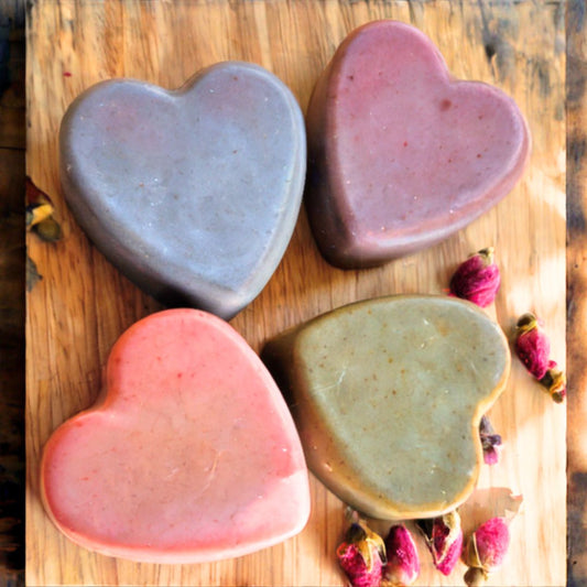Goat Milk Soap Hearts (Various Scents)