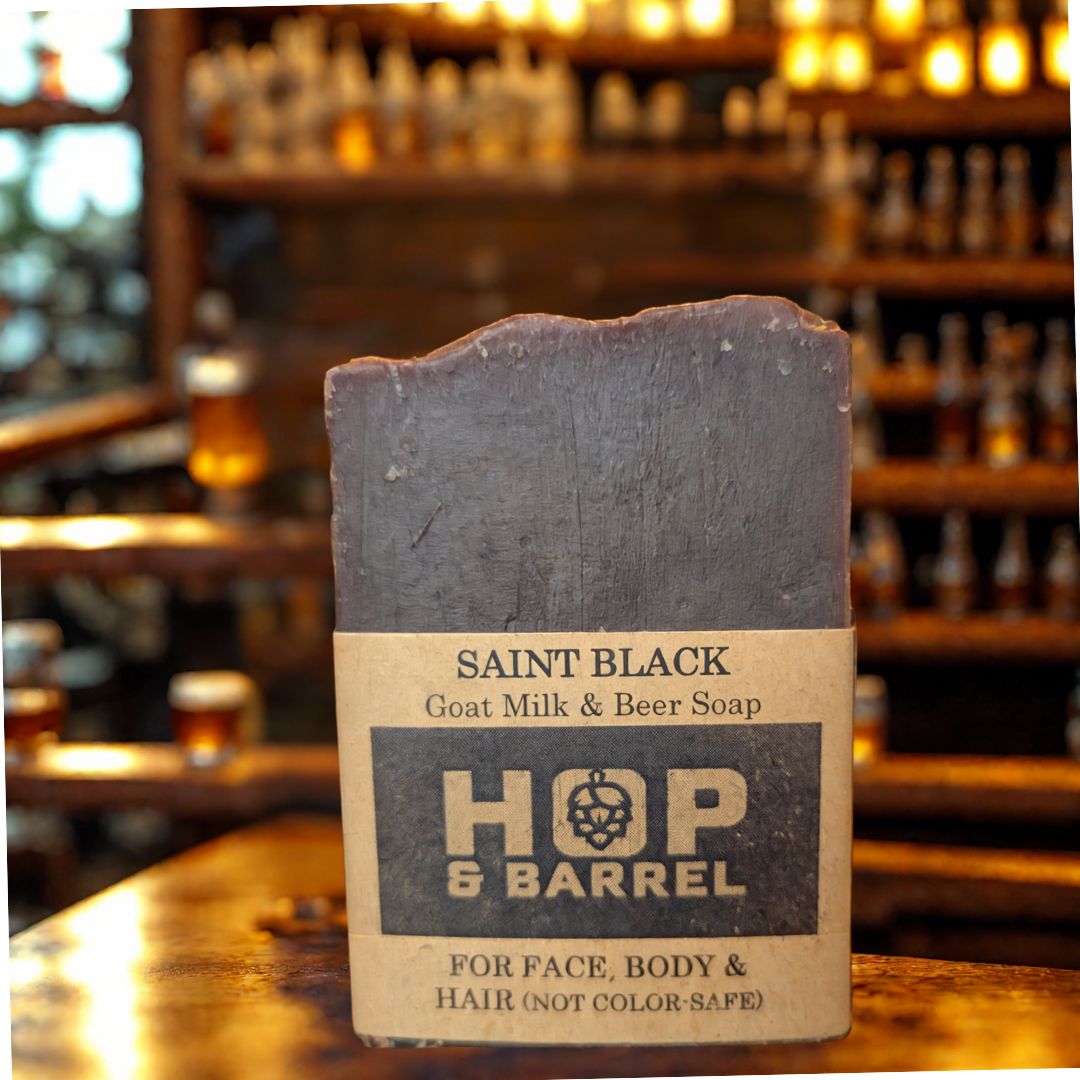 "St. Black" Artisan Goat Milk Soap with Beer