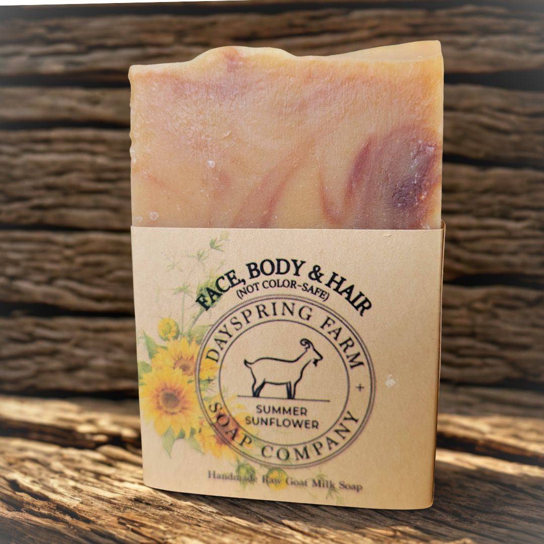 "Summer Sunflower" - Artisan Goat Milk Soap