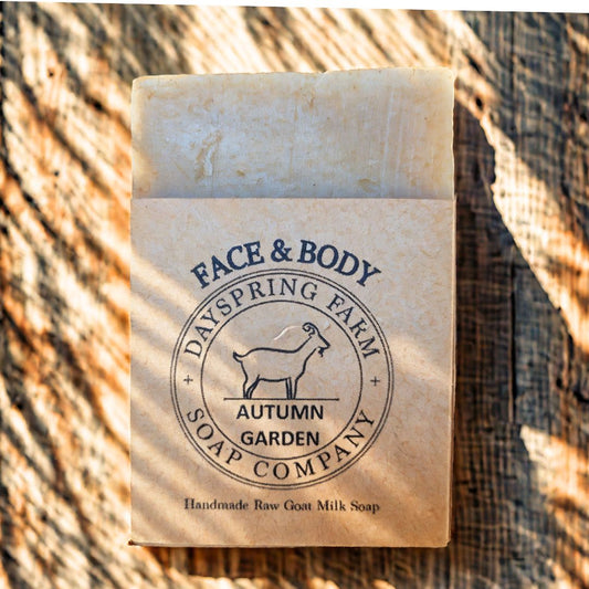 "Autumn Garden" - Artisan Goat Milk Soap with French Green Clay