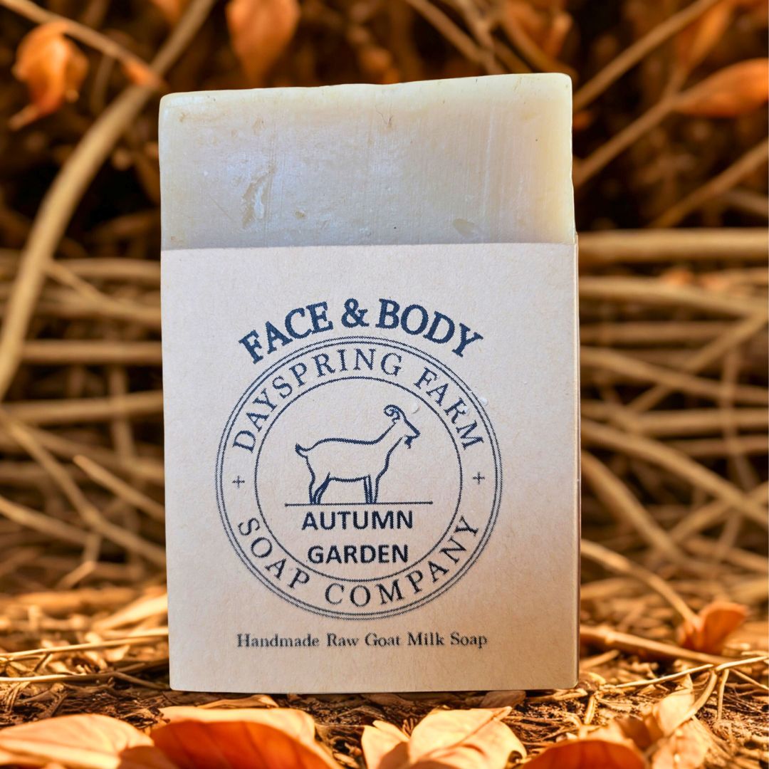 "Autumn Garden" - Artisan Goat Milk Soap with French Green Clay