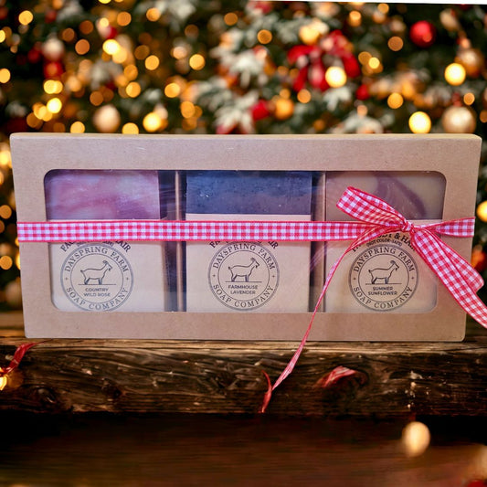 Floral Scented Soap Trio Gift Pack