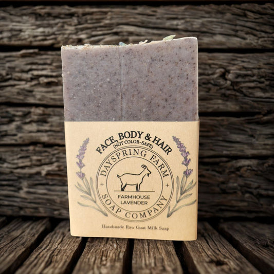 "Farmhouse Lavender" - Artisan Goat Milk Soap