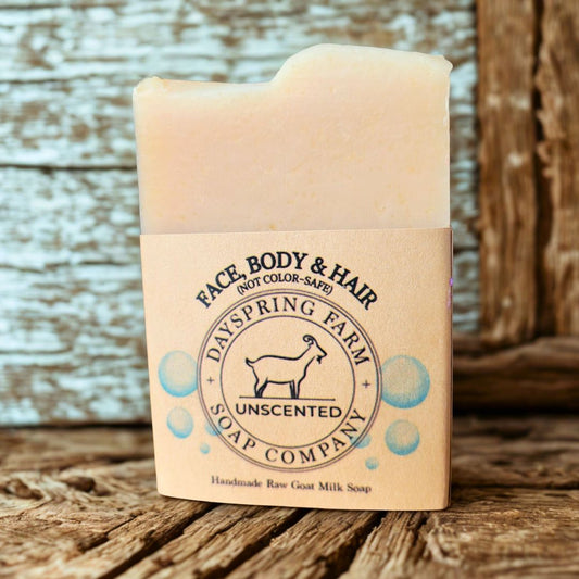Unscented Artisan Goat Milk Soap - Coconut Oil Free