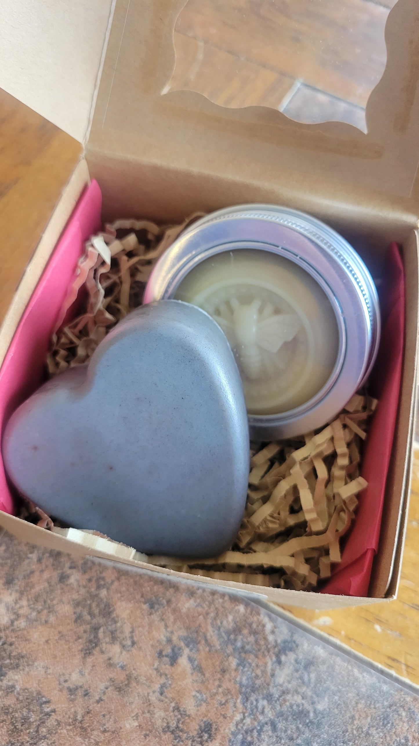 Heart & Lotion Bar Gift Box